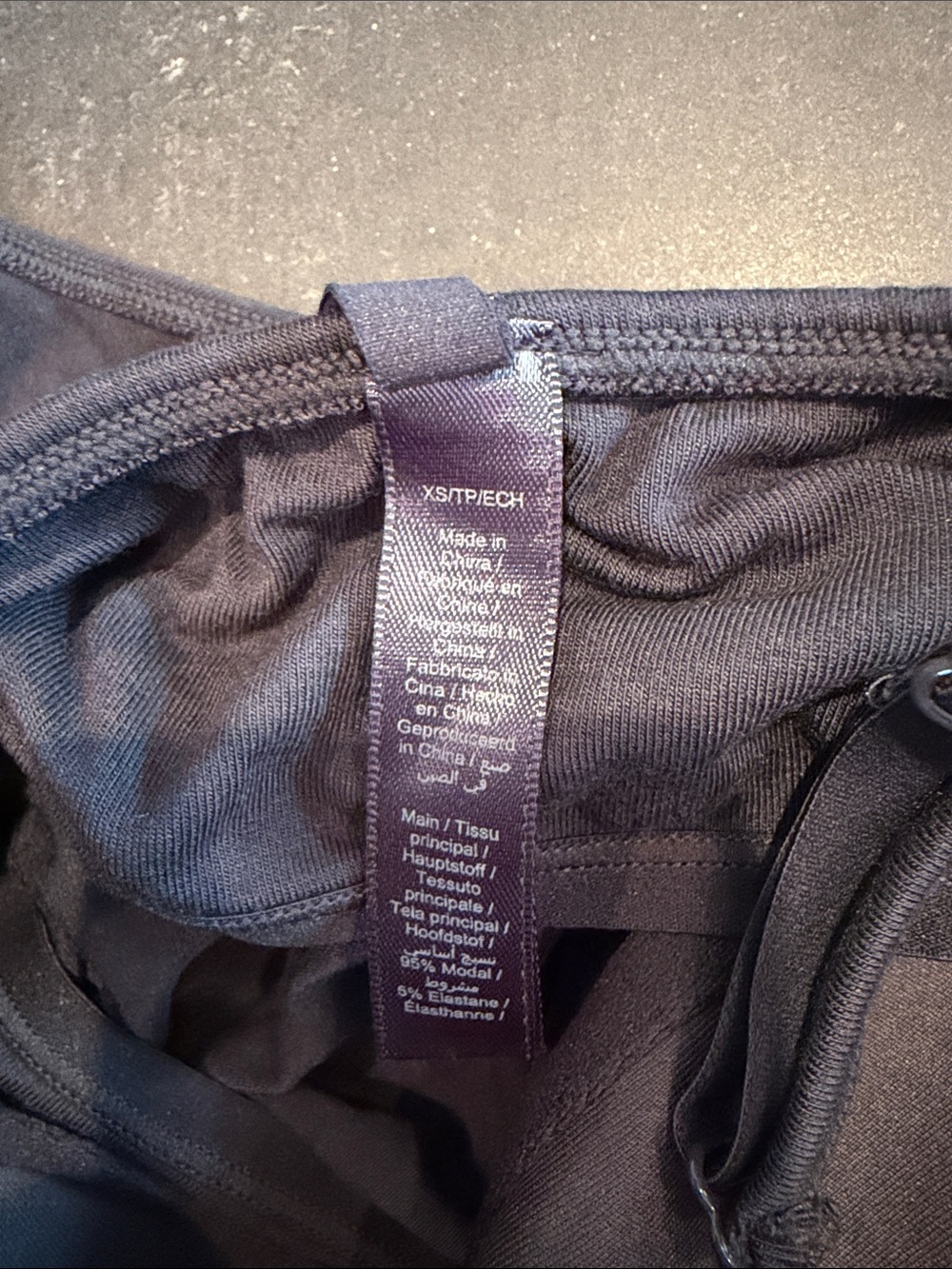 Skims Grey Bodysuit with adjustable straps and shelf bra size XS - Picture 3 of 3